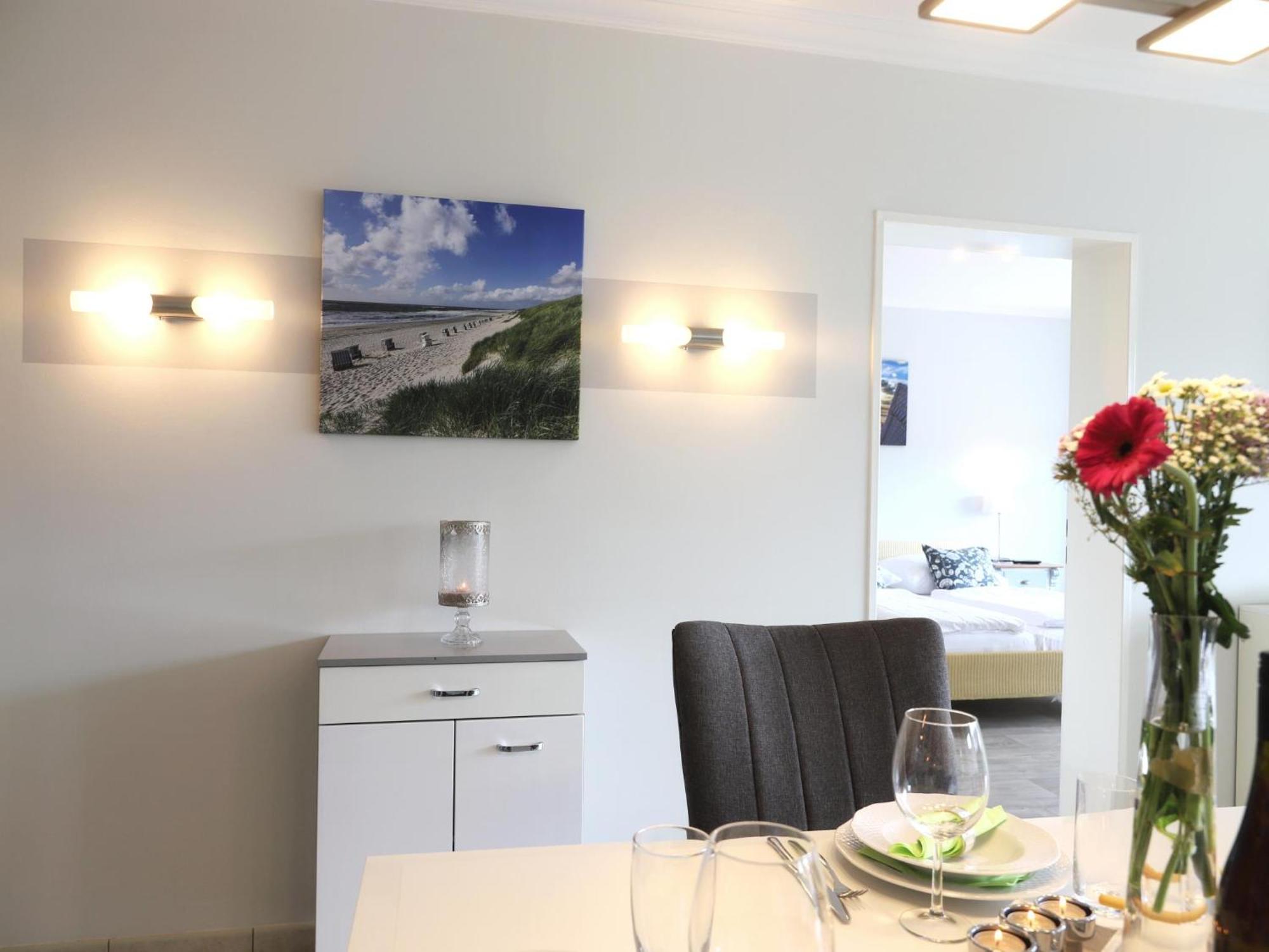 Moderne 2 Zimmerwohnung Mit Grosszuegigem Suedbalkon In Der Ersten Etage Westerland Exterior foto
